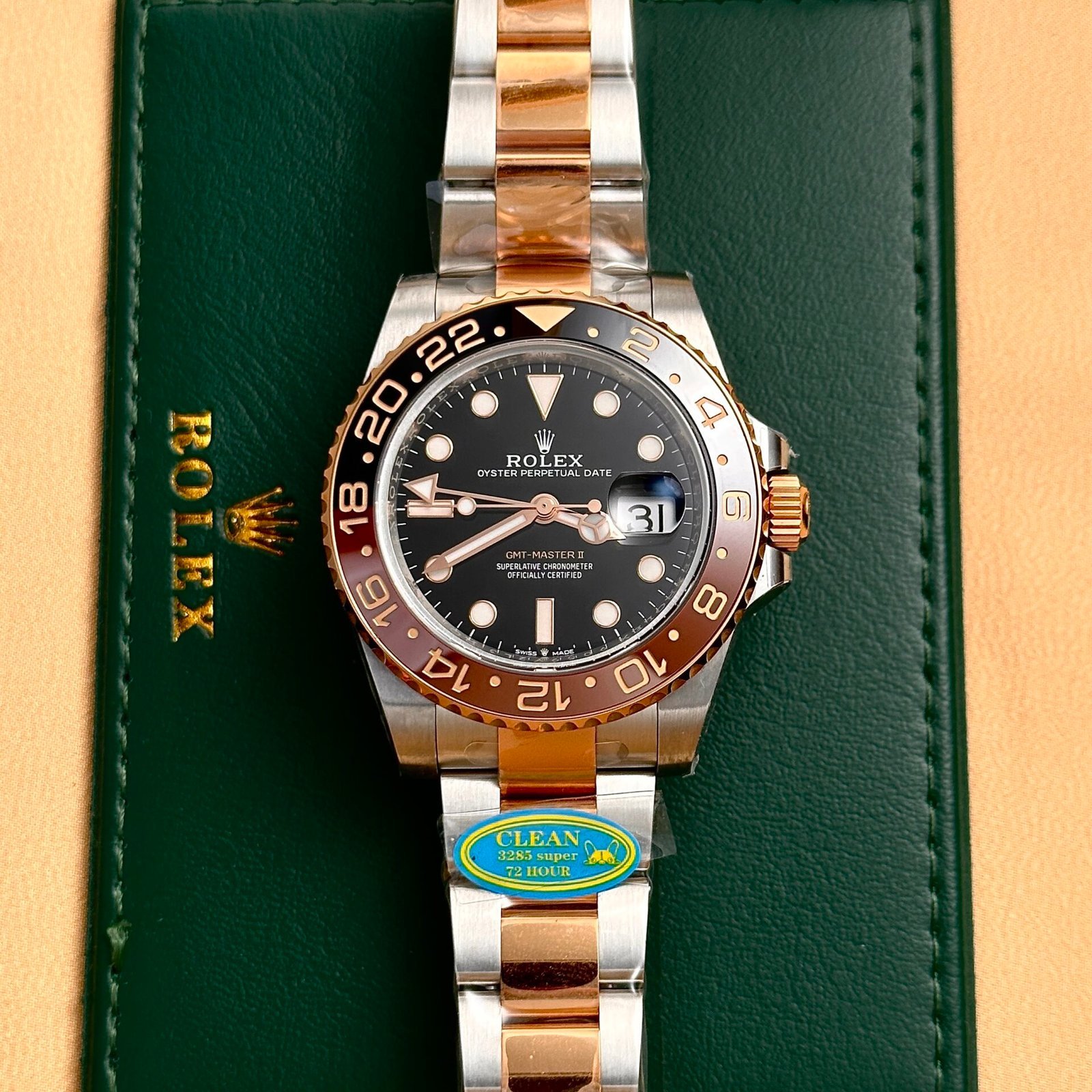 Rolex GMT-Master II 126711CHNR Root Beer Clean Factory 40mm Super Clone Watch