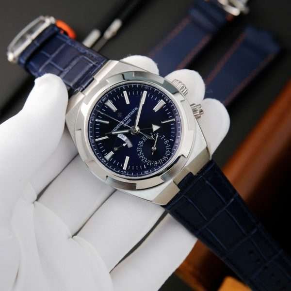 Vacheron Constantin Overseas Dual Time 7900V PZ Factory Blue Dial 41mm Super Clone Watch